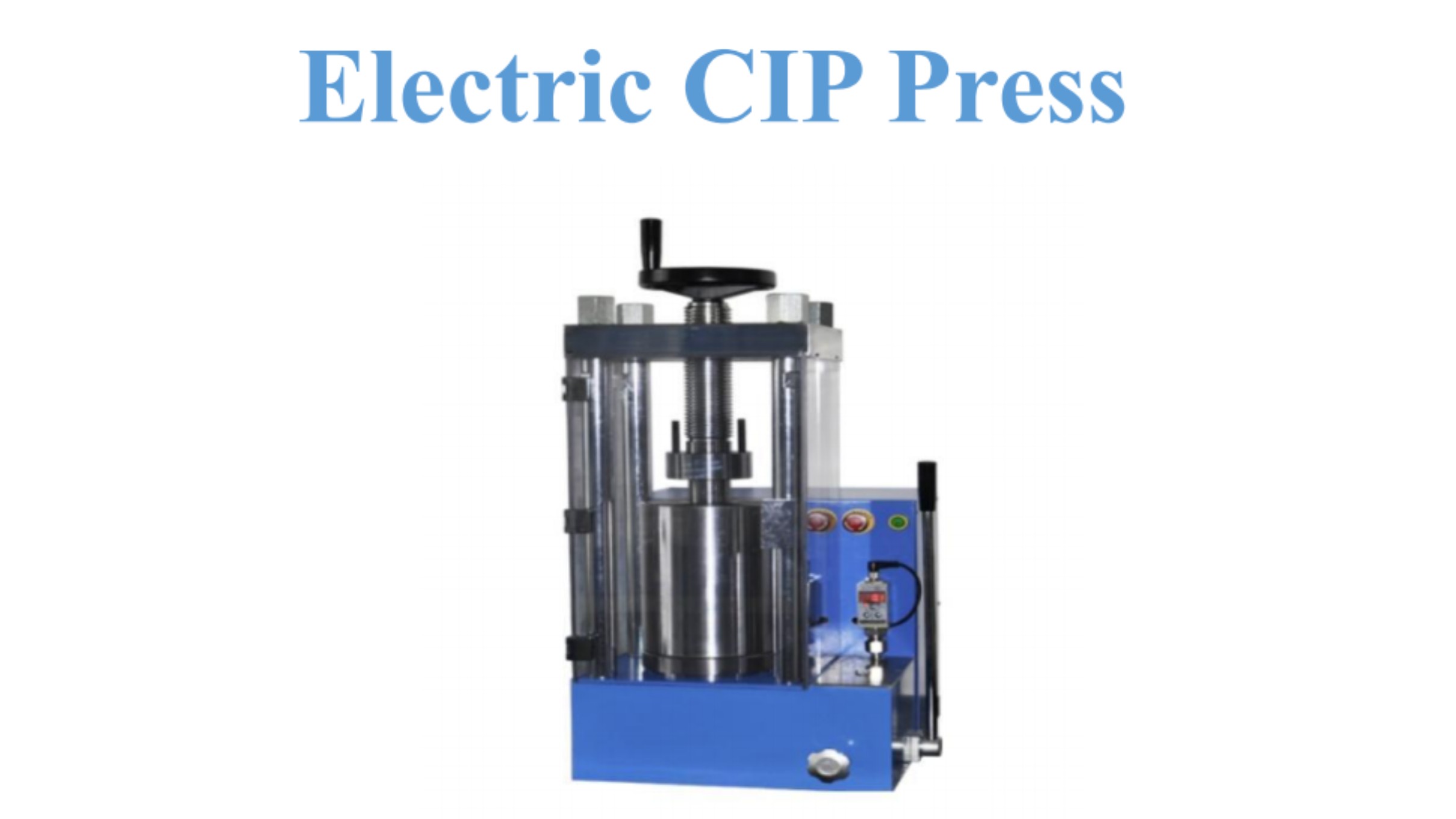 Presse CIP électrique